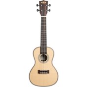 Resim Kala KA-SSEBY Solid Spruce Abanoz Concert Ukulele (Natural) 