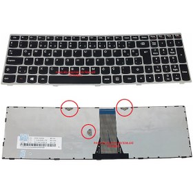 Resim Lenovo Uyumlu Pk1314K1A00, Pk1314K1A13 Klavye Tuş Takımı Gri Q Tr 