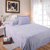 Resim Maxstyle Rose Fuluffy Lila Soft Yatak Örtüsü 
