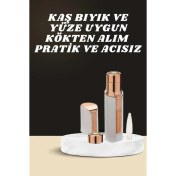 Resim Kaş Bıyık ve Yüz Epilasyon Aleti ve Titreşimli Yüz Temizleme Masaj Aleti Ikili Set 