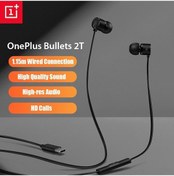 Resim Oneplus Bullets 2t Type-c Kulak İçi Kulaklık, Yüksek Kaliteli Ses Ve Manyetik Kontrol Özellikli, Siyah 2t - Siyah 2T 
