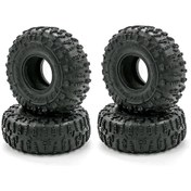 Resim Fosenze 1/10 Rc Araba İçin 4 Adet Kauçuk Lastik, Trx4 Scx10 90046 90047 Cc01 Uyumlu, Dış Çap 125mm Genişlik 48mm 