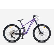 Resim Kron El Nino 29 Jant Full Süspansiyon Alüminyum Kadro Enduro Bisikleti 11s Freeride Bisiklet Mor Haki 