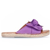 Resim Bueno Shoes Lila Deri Kadın Espadril Terlik 01wl4605 