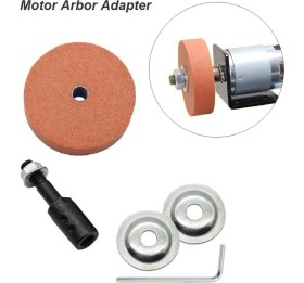 Resim Depolife 8mm Motor Mili Için Bileme Taşı ve Kaplin Motoru Bileme Makinesine Dönüştürme Seti Bıçak Satır 