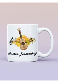 Resim Kupa Bardak Müzik Temalı Baskılı Mug 