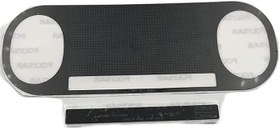 Resim Yeni Konsol Çıkartması PS Vita 2000 PSV 2000 için Konsol Arka Kapak Koruyucu Çıkartmalar Değiştirme (Siyah) 