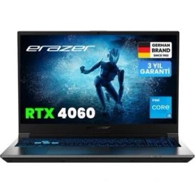 Resim Erazer Deputy P60 MD62594 I5-12450H 16GB 512GB SSD 8gb RTX4060 15.6" Dos Notebook 