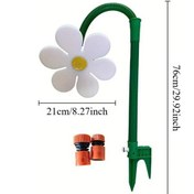 Resim Willowhaven Beyaz Bahçe Fıskiyesi + Bağlantı - Dayanıklı Ayarlanabilir Pembe Çiçek Sulama Başlığı 