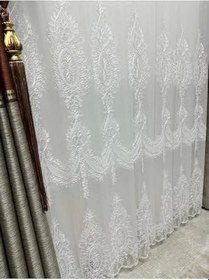 Resim Nivemeshome Öykü 2775 Tül Perde 1/3 Sık Pileli Tül Perde Apm,Beyaz 150 X 260 