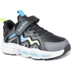 Resim Jump 3198 Siyah Erkek Çocuk Sneaker Spor Ayakkabı 