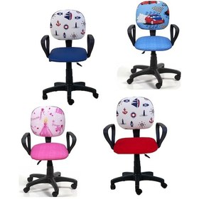 Resim Depolife Çocuk Genç Odası Bilgisayar Ders Çalışma Ofis Koltuğu Telerlekli 