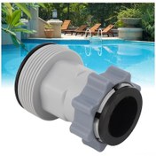 Resim Hangfox Intex 10722 İçin Plastik Havuz Hortumu Dönüştürme Adaptörü - 60mm Dişli Arayüzlü, Sızıksız Bağlantı Sağlar 