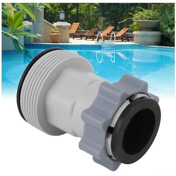 Hangfox Intex 10722 İçin Plastik Havuz Hortumu Dönüştürme Adaptörü - 60mm Dişli Arayüzlü, Sızıksız Bağlantı Sağlar