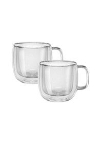 Resim Zwilling 395001130 Çift Camlı 2'Li Kulplu Cappucino Bardağı 