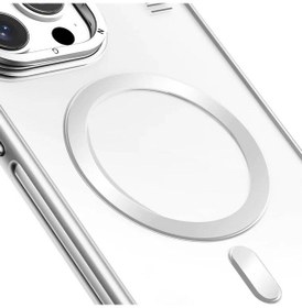 Resim İphone 15 Pro Max Uyumlu Kılıf Magsafe Şarj Özellikli Youngkit Crystal Grid 