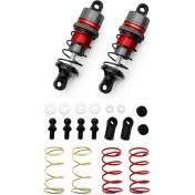 Resim Sanning 1/10 1 Çift Metal Hidrolik Amortisörler Rc Uzaktan Kumanda Araba Düz Yarış Drift Araba (63MM) Kırmızı (Yurt Dışından) 