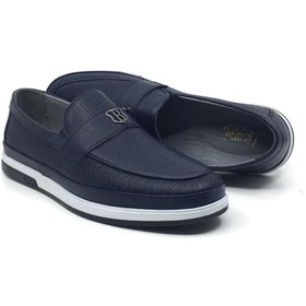 Resim Lisans Sohes Lisans Shoes %100 Hakiki Deri Erkek Günlük Ortopedik Rahat Yazlık Ayakkabı Yeni Sezon 40-44 Lacivert 