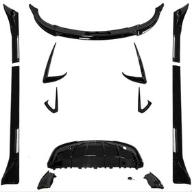 Resim Tesla Model Uyumlu Y Aero Kit (Piano Black) Parça 