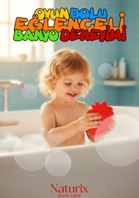 Resim Naturix Çilek Şekilli Süngerli Çocuk Sabunu 130Gr 