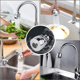 Resim Sepetopia SN-27114 2 Kademeli Tasarruflu Musluk Başlığı 360 Derece 