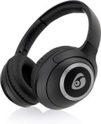 Resim OVLENG Kablosuz kulak üstü kulaklık, kablosuz, katlanabilir, kablosuz, mikrofonlu, TF, AUX IN, Bluetooth 5.3 kulaklık, seyahat, stüdyo, ofis için, siyah 