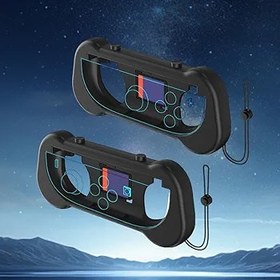 Resim ARVALOLET Switch Joy-Con Controller için emniyet kemerli 2'li sap seti 