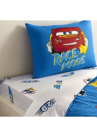 Resim Taç Lisanslı Disney Cars Let' S Race Tek Kişilik Pamuk Nevresim Takımı 000000001000050000 Çok Renkli 