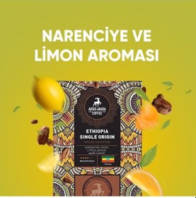 Resim Addis Ababa Coffee Etiyopya Single Origin Kahve 1 KG Moka Pot 