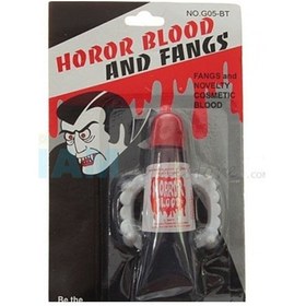 Resim Halloween Vanpir Diş Kanlı 