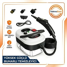 Resim Özbience Yüksek Güçlü Çok Amaçlı Buharlı Temizleyici ve Hijyenik Temizlik Makinesi 