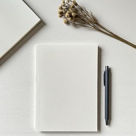 Resim Fark Tanıtım Noktalı Not Defteri - 64 Yaprak, 90 gr Ivory Kağıt, Amerikan Ciltli Not Defteri, Ofis ve Günlük Kullanım İçin İdeal (Beyaz, A5 (14,8cm x 21cm)) 