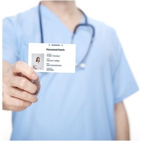 Resim Kişiye Özel Pvc Kimlik Persenol Kartı 1 Adet 