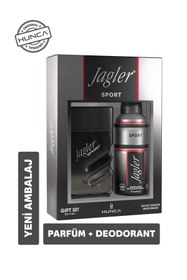 Resim Jagler Sport Erkek Parfüm Seti ( Parfüm Edt 90 ml Deodorant 150 ml ) 