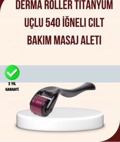 Resim Skygo Titanyum Mikro İğneli Dermaroller 0.5 mm Kırışıklık ve Leke Karşıtı 