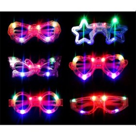 Resim Led Işıklı Karışık 6 Model Yanar Söner Parti Gözlüğü 6 Adet 4832 Diğer 