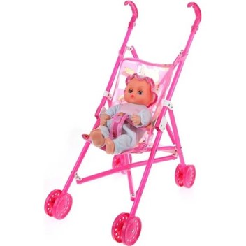 Lasonstiges Bebekler Bebek Arabası Bebek Arabası Bebek Arabası Katlanabilir Oyuncak Bebek Doll