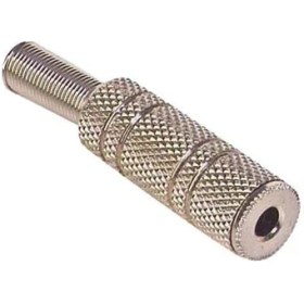 Resim 3.5 mm Stereo Dişi Metal Uzatma Jack 