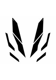 Resim Honda Adv 350 Kafa Pad Set Siyah 