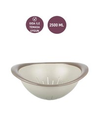 Resim Selka Home Çift Renkli Süzgeç 2500 ml - GRİ 