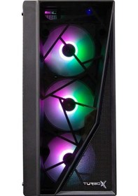 Resim Turbox Odesus 4X Argb 600W 80+ Plus Atx Gaming Bilgisayar Kasası 