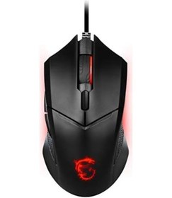 Resim Msı Gg Clutch Gm08 Gamıng Mouse 4.200 Dpı Pıxart Paw3519 Optık Sensor Red Led 1.8m Kablo Ayarlanabılır Agırlık Altın Kaplama Usb Baglantı Oyuncu Faresı Açık Beyaz 