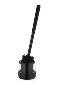 Resim Rulopak Yuvarlak Elite Silikon Tuvalet Fırçası Siyah 