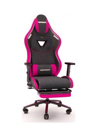 Resim Warrior Aragorn Kumaş Oyuncu Koltuğu - Gül Kurusu - Ayak Uzatmalı Bilgisayar Sandalyesi - 1598b0490 