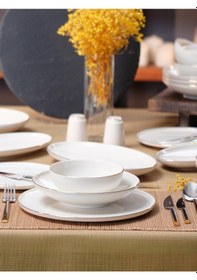 Resim Maxx Doria Celestia Gold 6 Kişilik 29 Parça Yemek Takımı Pa2015 Beyaz - Gold 