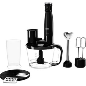 Resim Beko RHB 5050 B Floral Siyah 1500 W Blender Seti 