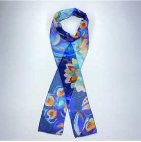 Resim Paredora Ebru Lacivert Hippi Fular Çok Renkli 