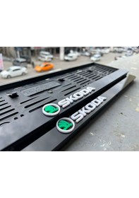 Resim Skoda Model Uyumlu Pleksi Plakalık 