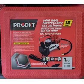 Resim PRODHT mini hava kompresörü tek silindirli 12 volt 