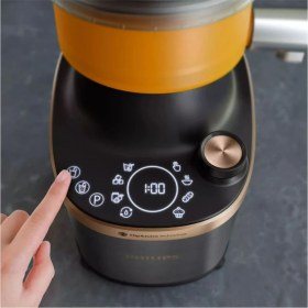 Resim Philips Mutfak Robotu Seti Çok Amaçlı Blender Set Siyah-Bakır Meyve Sıkacağı Modüllü Yüksek Hızlı Blender 